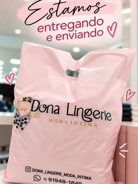 Estamos entregando e enviando — Dona Lingerie