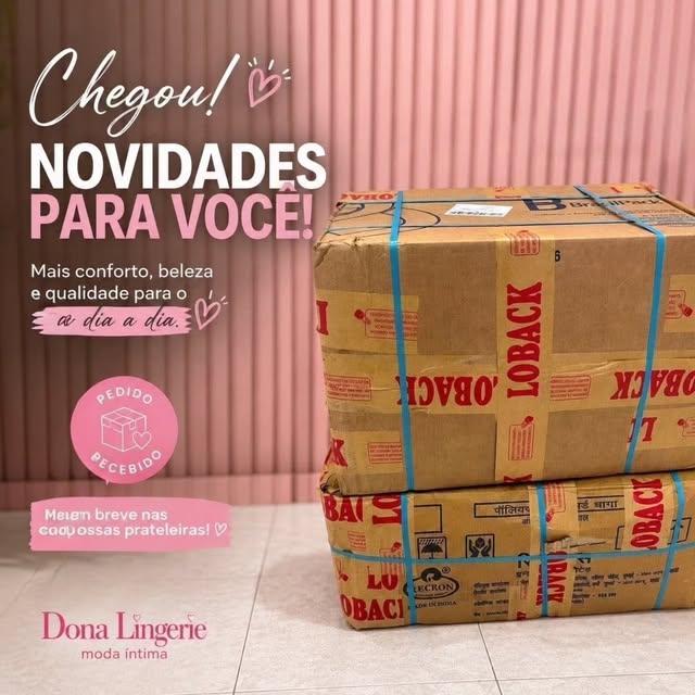 Novidades chegaram para você — Dona Lingerie